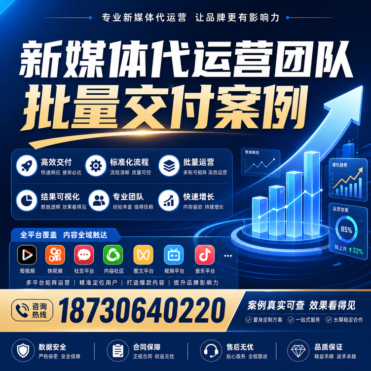 海口代运营公司多客户账号批量高效交付案例